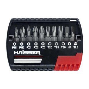 Набір біт 11 шт, тримач 1/4х60мм HAISSER 2712720 051593                 фото