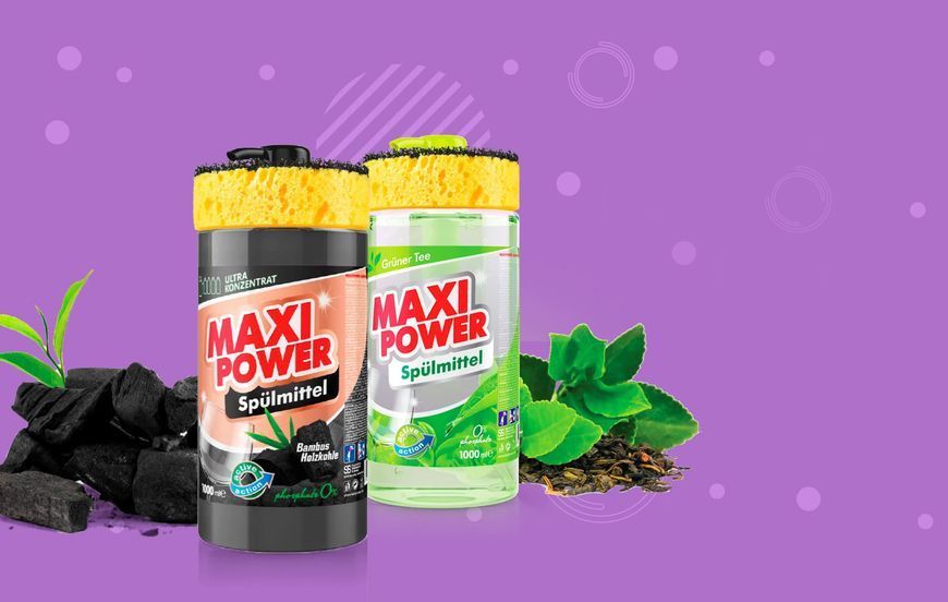 Засіб для миття посуду Maxi Power Лимон 1000 мл 034000    фото