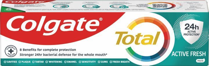 Зубна паста Colgate Total Active Fresh Багатофункціональна Антибактеріальна 75 мл  050503    фото