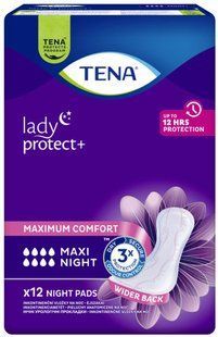Урологічні прокладки Tena Lady Protect Maxi Night 12 шт 041388    фото