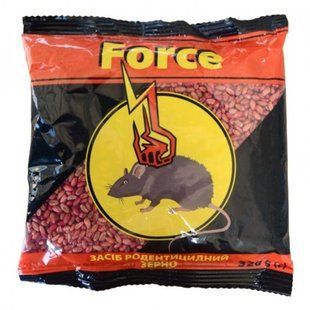 Препарат від щурів та мишей, Force, зерно червоне, 320г 051596    фото