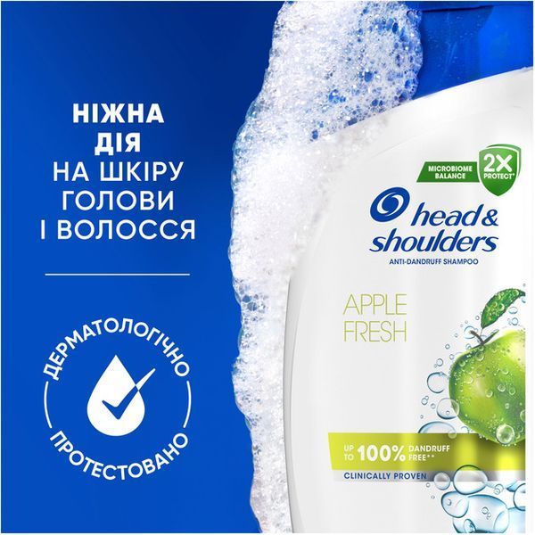 Шампунь проти лупи для всіх типів волосся Head & Shoulders Яблучна свіжість 800 мл 051290 фото