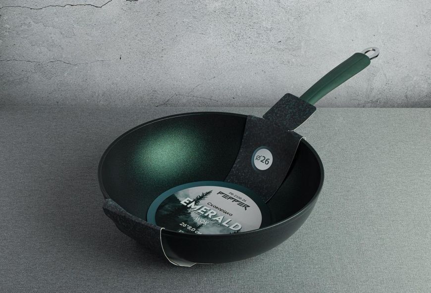 Сковорідка PEPPER EMERALD 20х4.5 см Titanium Pro PR-2107-20 046607    фото