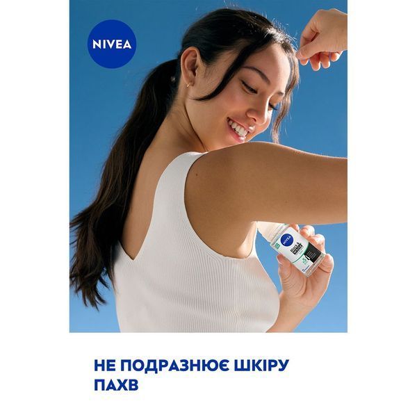 Кульковий антиперспірант NIVEA Чорне та Біле невидимий: Fresh, 50 мл 030181    фото