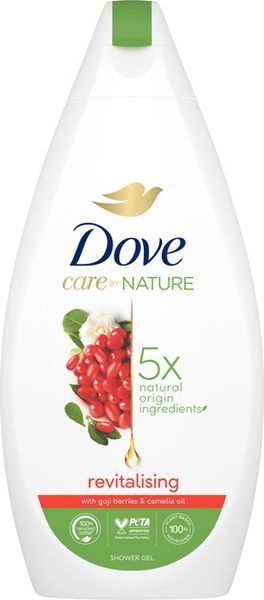 Гель для душу Dove Ритуал краси Ревіталізація з екстрактом ягід годжі та магнолією 400 мл 048938 фото