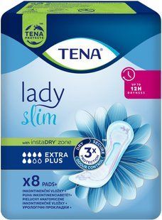 Прокладки урологічні TENA Lady Slim Extra Plus 8 шт 034835 фото