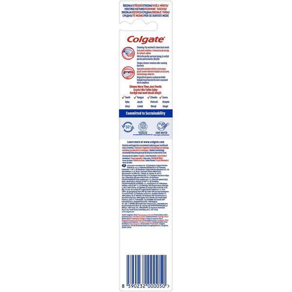 Зубна щітка Colgate Classic Deep Clean середньої жорсткості 012304    фото